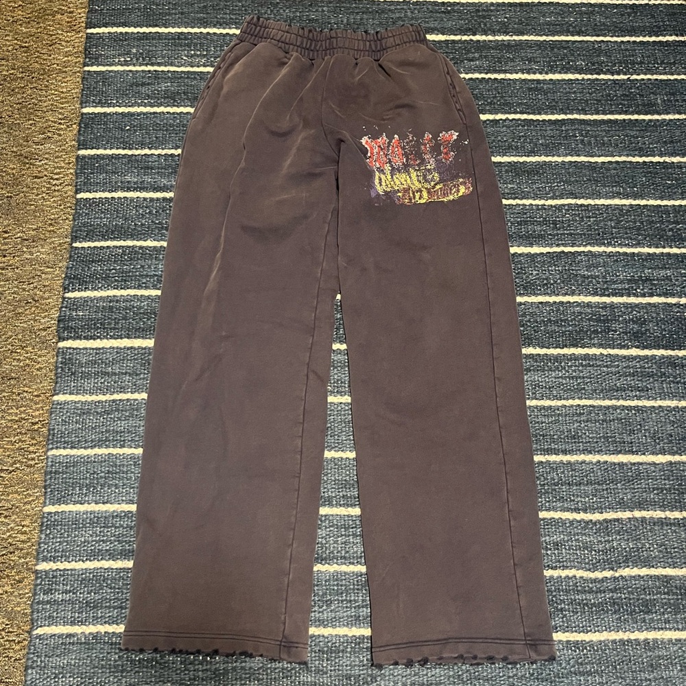 Brown Graphics Sweatpants